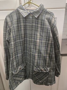 Fashion Bug Green Plaid Women's Jacket